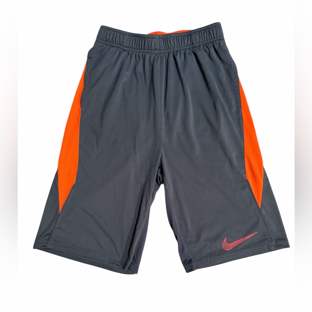 Nike Boy’s Charcoal and Orange Athletic Shorts